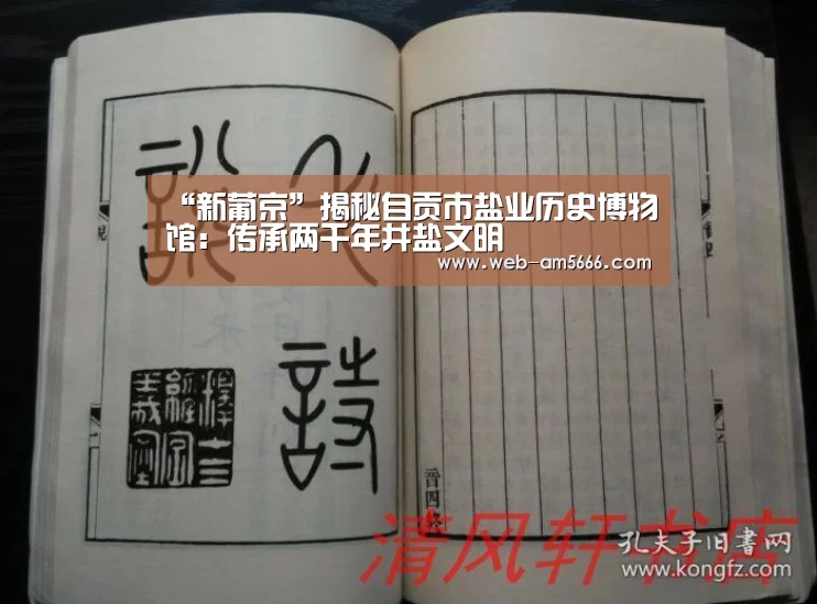 “新葡京”揭秘自贡市盐业历史博物馆:传承两千年井盐文明(图4) 新葡京